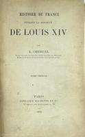 Histoire de France pendant la Minorite de Louis XIV.　シュリュエル：ルイ14世未成年期におけるフランス史（全４冊）