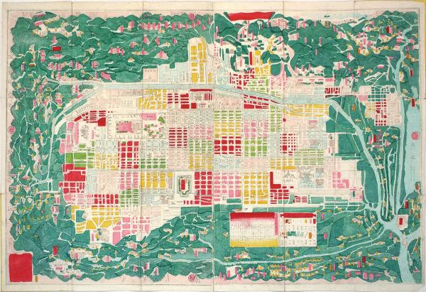 しければご ヤフオク 京都並伏見区組明細図 明治13年 彩色地図 後藤七 サイズ Shineray Com Br