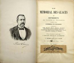 Le mémorial des glaces et entremets de cuisine et pâtisserie.　ラカン：氷菓・デザート覚え書き