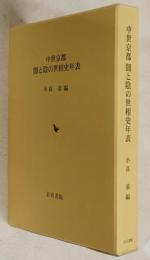 中世京都 闇と陰の世相史年表