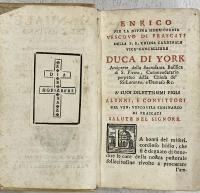 Manuale del Cristiano.　ヨーク公(フラスカーティの司教)：キリスト教の手引き