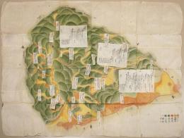 山形県西村山郡村絵図
