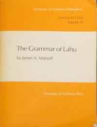 The grammar of Lahu
