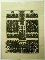 番附　京阪合併菓子種商職見立鏡・菓子種職人見立・菓子種商見立鑑　３枚