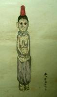 木版画　玩具