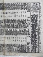 京羽二重金持富家番附　（番付表）