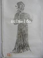 拓本　古代男女画像石