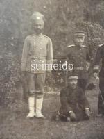 古写真　大判　在天津印度巡捕と日本軍兵士達