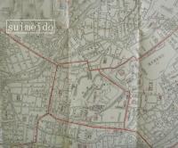 金沢市街地図（表・二色刷）／市勢一覧（裏・単色）