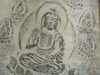 頭塔南面上段過去仏釈迦像拓本幅