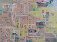 奈良名勝案内図（表・カラー）／奈良名勝案内（裏・単色）