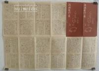 満洲旅行の栞　満洲の概観・満鉄沿線案内ほか（表・単色）／鳥瞰図（裏・カラー）