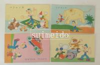 絵葉書　ポパイの活動　年賀用エハガキ　8枚　袋付