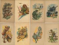 陣中通信　軍事郵便絵はがき　8枚