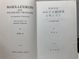 原典対訳マルクス経済学レキシコン7　恐慌2