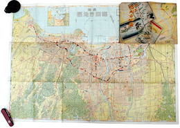 最新福岡市地図　54.5×78センチ
