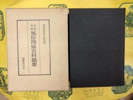 李朝実録風俗関係資料撮要