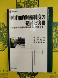 中国知的財産権制度の発展と実務：中国知的財産制度20周年記念論文集