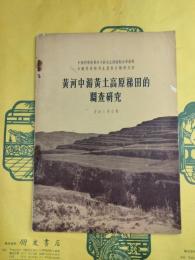 黄河中游黄土高原梯田的調査研究