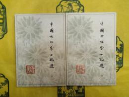 中国女作家小説選（上下）