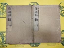 羅湖野録(線装2冊)