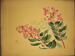 創作版画　花づくし HANAZUKUSHI