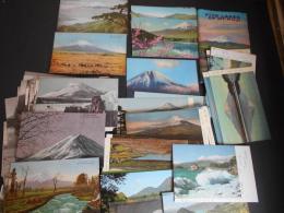 絵葉書　富士山　129枚　（戦前63　戦後66）