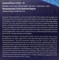 【物理学洋書】Thermodynamics in the Quantum Regime