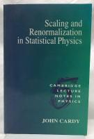 【物理学洋書】Scaling and Renormalization in Statistical Physics