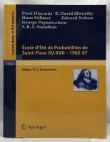 【数学洋書】École d'Été de probabilités de Saint-Flour ⅩⅤ-ⅩⅤⅡ　1985-87