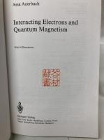 【物理学洋書】Interacting Electrons and Quantum Magnetism