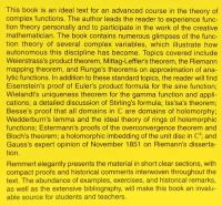 【数学洋書】Classical Topics in Complex Function Theory