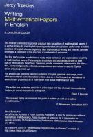 【数学洋書】Writing Mathematical Papers in English　Revised Edition