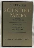 G.I.TAYLOR　SCIENTIFIC PAPERS 1-4
