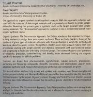 Organic Synthesis　Second Edition