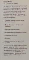 【経済洋書】The Performance of Companies （企業の業績） The Relationship between the External Environment, Management Strategies and Corporate Performance（Mitsui Lectures in Economics）