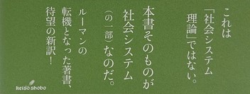 社会システム : 或る普遍的理論の要綱 (グルントリス) 上下 2冊セット