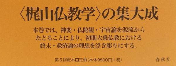 梶山雄一著作集 第三巻 神変と仏陀観・宇宙観(梶山雄一 著；御牧克巳