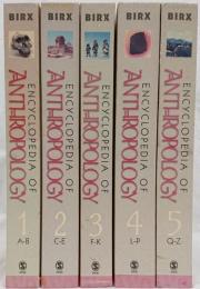 【人類学洋書】　ENCYCLOPEDIA OF ANTHROPOLOGY　１～５（人類学百科事典　１～５）　５冊セット
