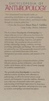【人類学洋書】　ENCYCLOPEDIA OF ANTHROPOLOGY　１～５（人類学百科事典　１～５）　５冊セット