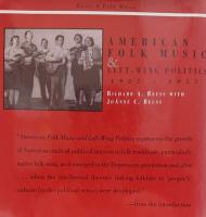 【歴史洋書】AMERICAN FOLK MUSIC & LEFT-WING POLITICS1927ー1957
