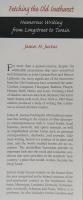 【文学洋書】Fetching the Old Southwest