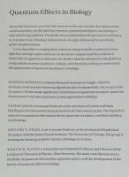 【生物学洋書】Quantum　Effects　in　Biology