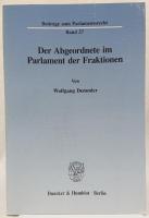 【法学洋書】Beiträge zum Parlamentsrecht Band 1～75, Band 6 fehlt