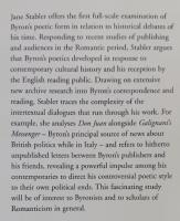 【文学洋書】BYRON, POETICS AND HISTORY　