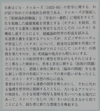存在と差異(江川隆男) / 古本、中古本、古書籍の通販は「日本の古本屋
