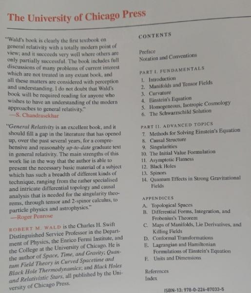 物理学洋書】General Relativity | Robert M.Wald | ¥3,000 - 日本の