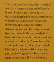 【数学洋書】Numerical Bifurcation Analysis for Reaction-Diffusion Equations