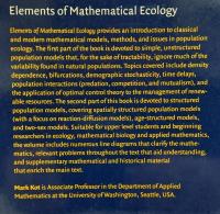 【生物学洋書】Elements of Mathematical Ecology