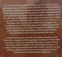 【哲学洋書】NEW ESSAYS on LEIBNIZ’S THEODICY